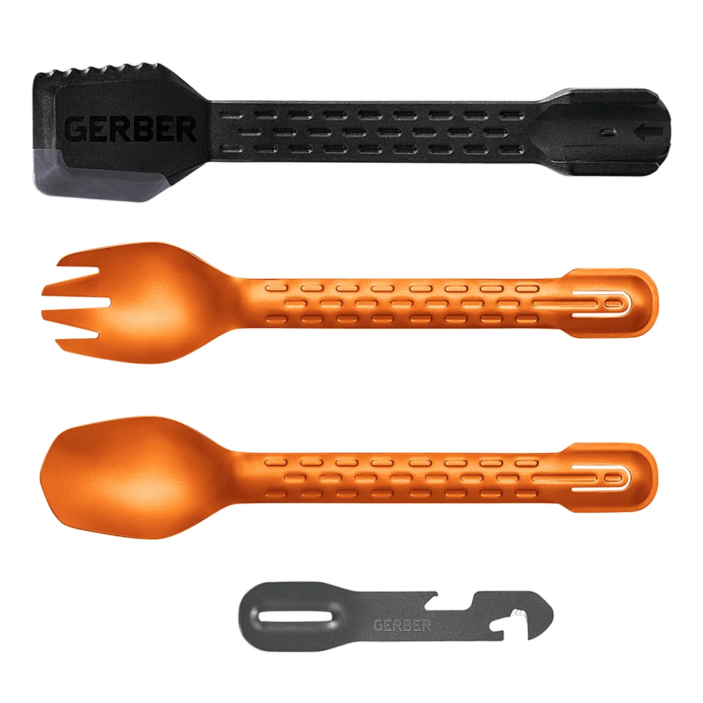Hovedproduktbilde for Orange Gerber ComplEAT Multiverktøy og Bestikksett