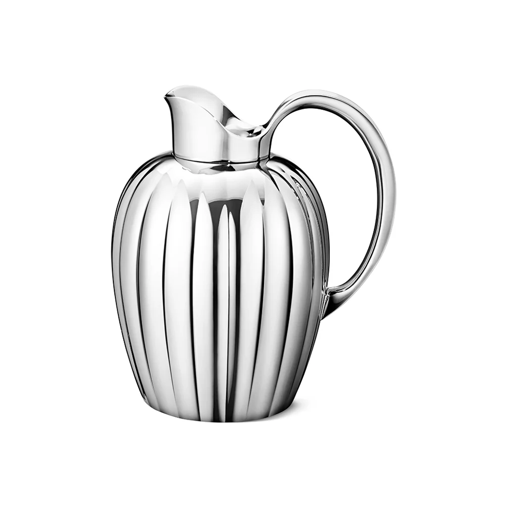 Hovedproduktbilde for Blankpolert Stål Georg Jensen Bernadotte Fløtemugge Rustfritt Stål