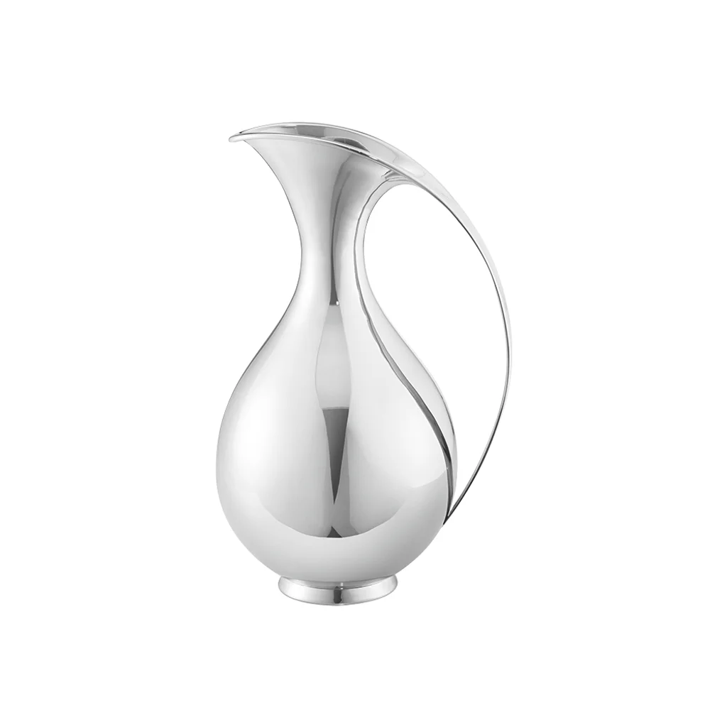 Hovedproduktbilde for Blankpolert Stål Georg Jensen Kay Fisker 1.5L Blankpolert Stål Karaffel