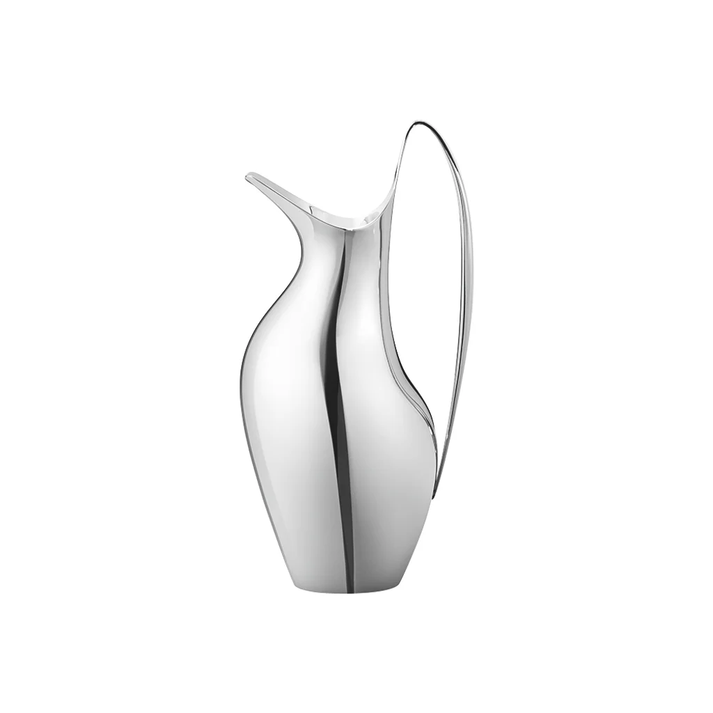 Hovedproduktbilde for Blankpolert Stål Georg Jensen Henning Koppel Mini Rustfritt Stål Karaffel