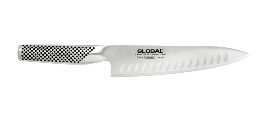 Hovedproduktbilde for Stål Global 19 cm Hulslipt Kokkekniv
