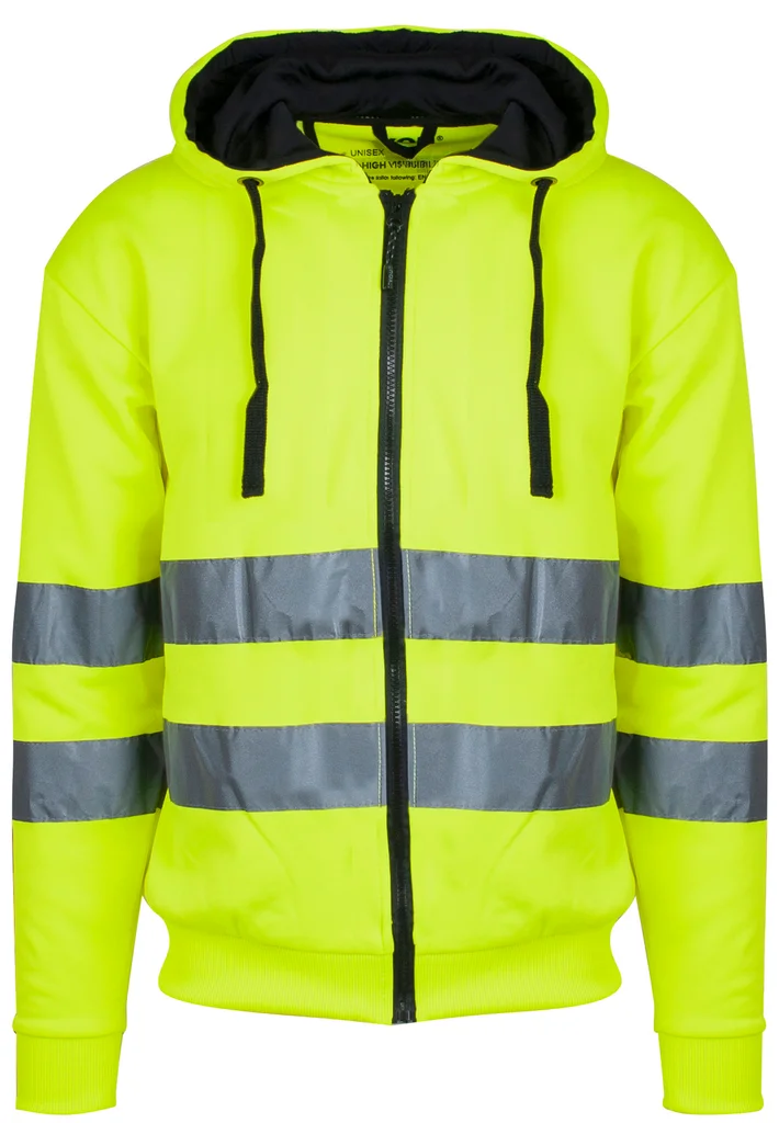 Hovedproduktbilde for Safety Gul You Aalborg Hettejakke med Refleks