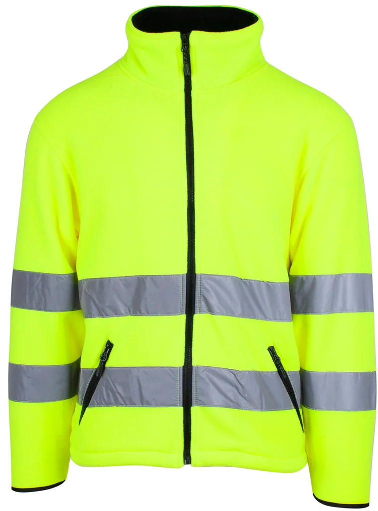 Hovedproduktbilde for Safety Gul You Hirtshals Refleks Fleecejakke