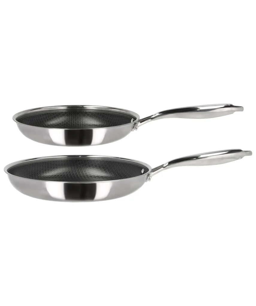 Hovedproduktbilde for Silver metallic HOLM Hybrid 2 deler Stekepannesett