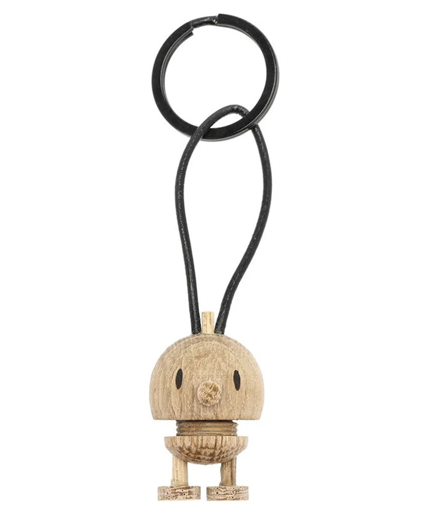 Hovedproduktbilde for Raw oak Hoptimist Bumble Nøkkelring FSC Eik