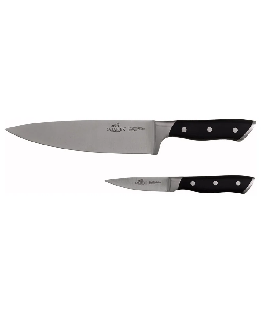 Hovedproduktbilde for Stål/Svart Lion Sabatier Hercules 2 deler Knivsett