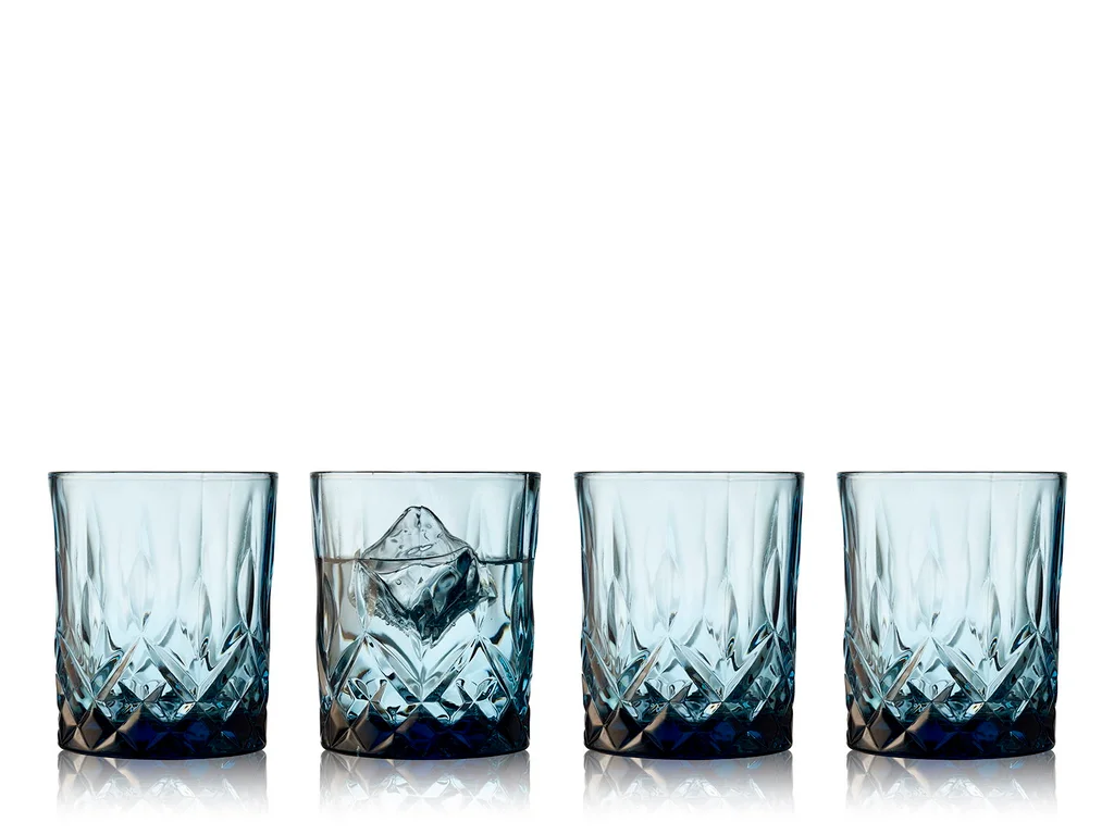Hovedproduktbilde for Blå Lyngby Glas Sorrento 32 cl 4 stk Whiskyglass