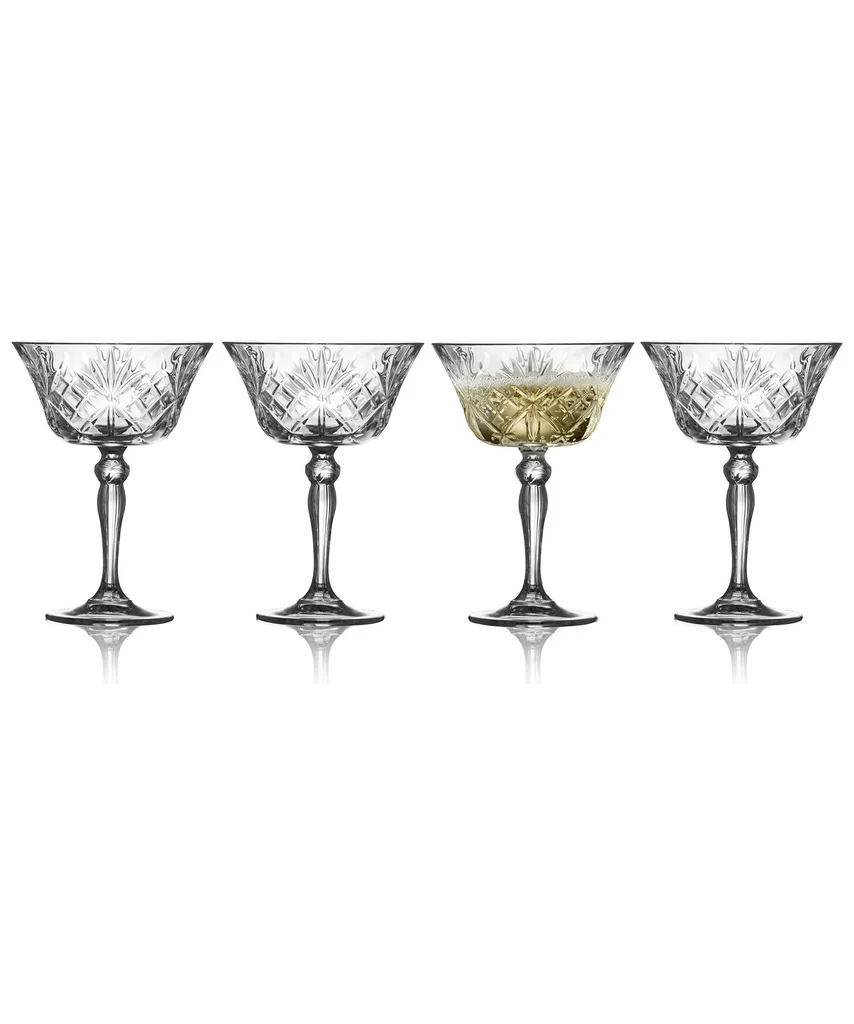 Hovedproduktbilde for Klar Lyngby Glas Melodia 26 cl Krystallglass 4 stk Champagneskåler