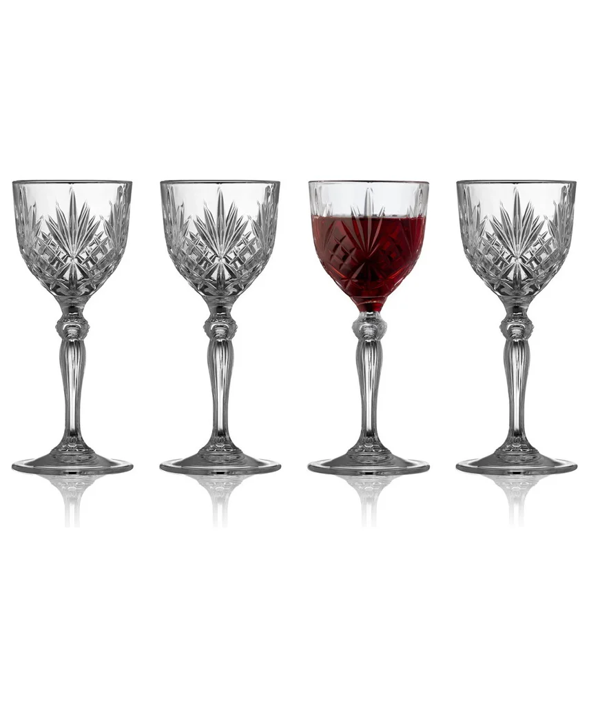 Hovedproduktbilde for Klar Lyngby Glas Melodia 14 cl Krystallglass 4 stk Portvinsglass