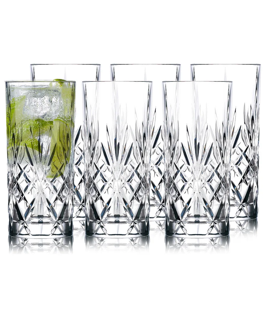 Hovedproduktbilde for Clear Lyngby Glas Melodia 36 cl Krystall 6 stk Highballglass