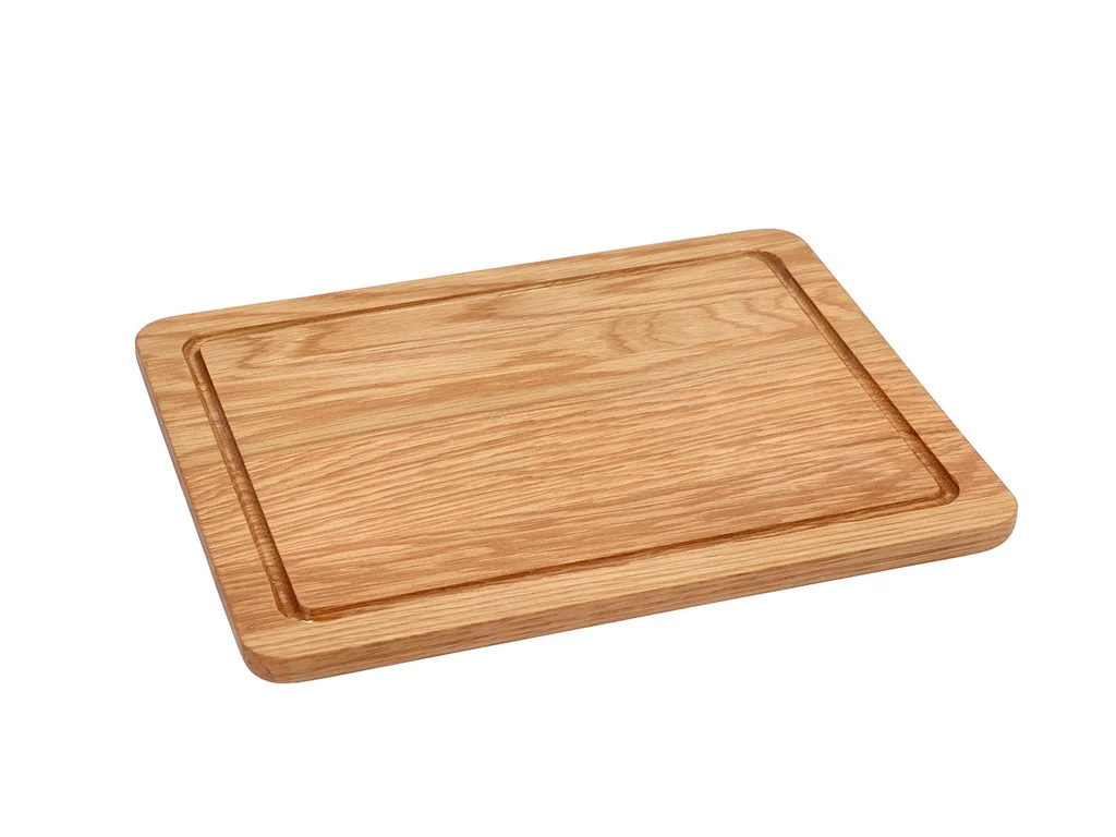 Hovedproduktbilde for Eik Morsø Foresta Eik 35 x 28 cm Skjærebrett med Rennekant