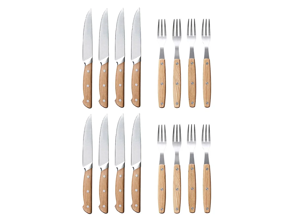 Hovedproduktbilde for 35-181-33834 Morsø Foresta Eik 16 deler Grillbestikk
