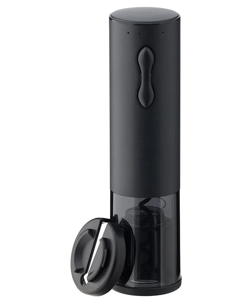 Hovedproduktbilde for Matt svart Nordic Sense Elektrisk Vinåpner med USB-kabel