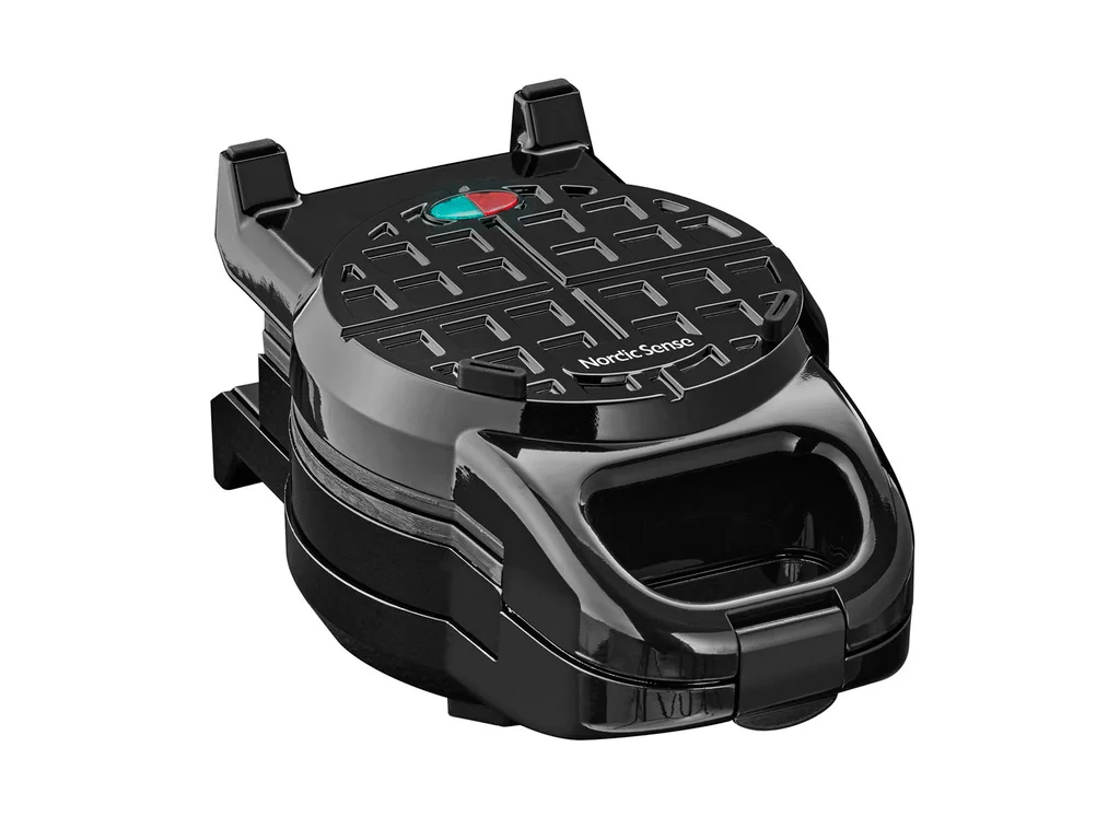 Hovedproduktbilde for Svart Nordic Sense 700 W Vaffeljern for Fylte Vafler