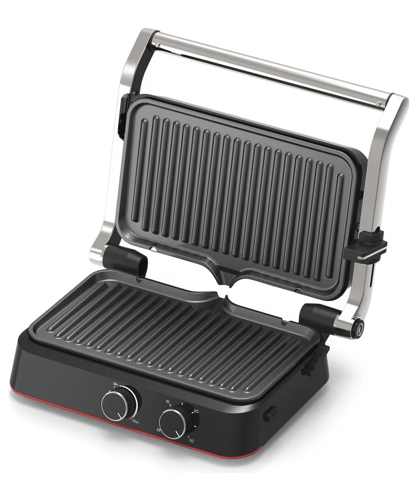 Hovedproduktbilde for Svart Nordic Sense 1500W Multijern med Avtakbare Grillplater