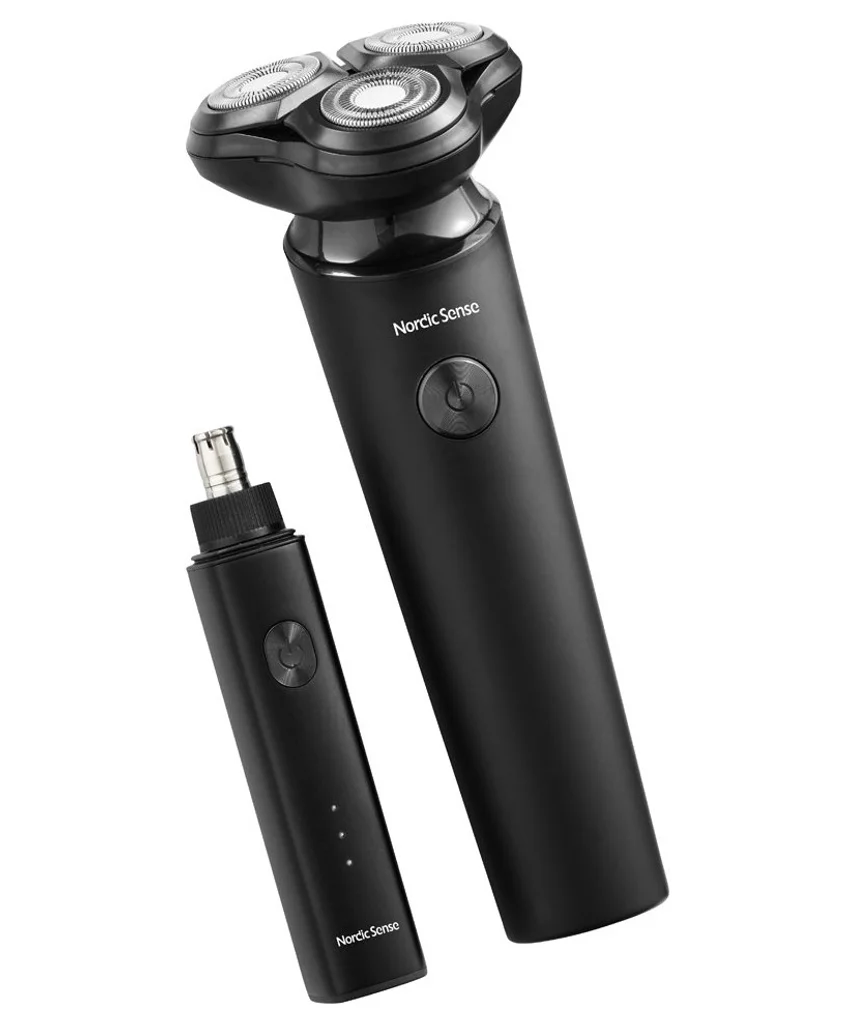 Hovedproduktbilde for Svart Nordic Sense Barbermaskin og Nesetrimmer Sett