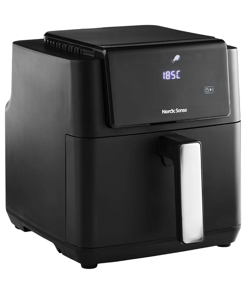 Hovedproduktbilde for Svart Nordic Sense 1500W 5L Airfryer