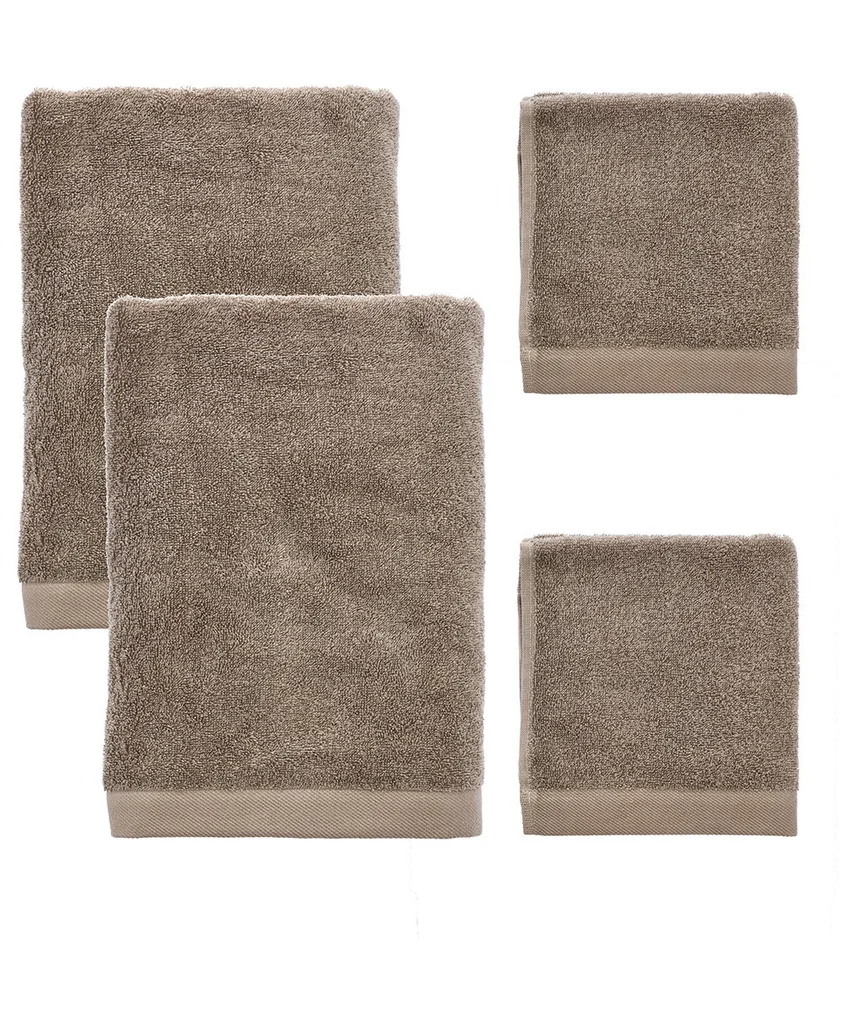Hovedproduktbilde for Taupe Södahl Comfort Organic 4 stk Økologisk Bomull Håndklesett