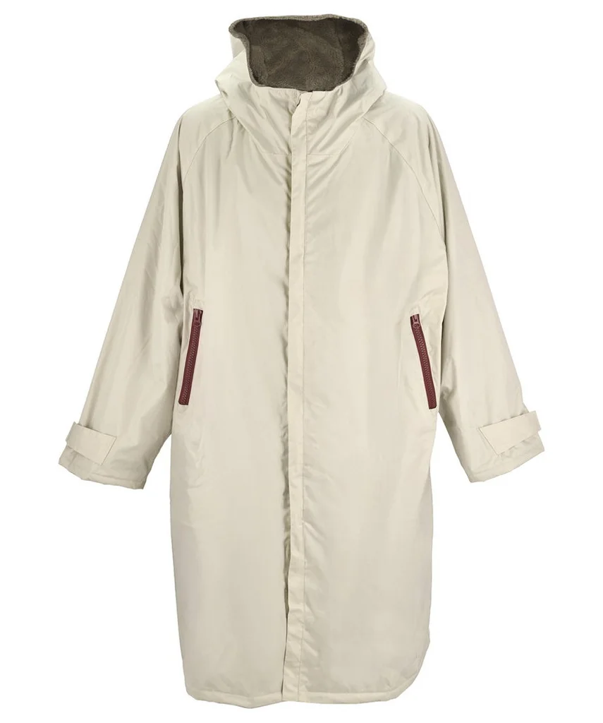 Hovedproduktbilde for Beige Södahl North Polyester Fleece Vinterbadekåpe