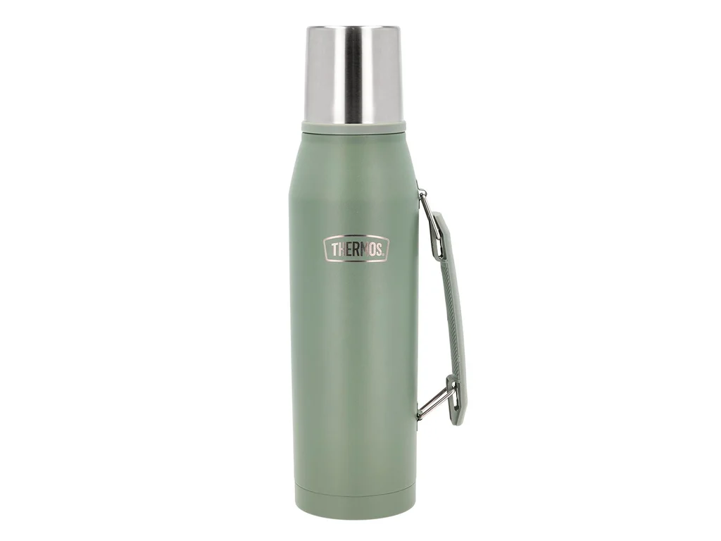 Hovedproduktbilde for Grønn Thermos 1,3 L Termoflaske med Drikkekopp