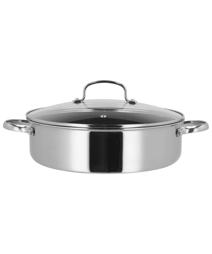 Hovedproduktbilde for Silver metallic Pillivuyt Gourmet Paillon Hybrid 4.9L Rustfritt Stål Sautegryte