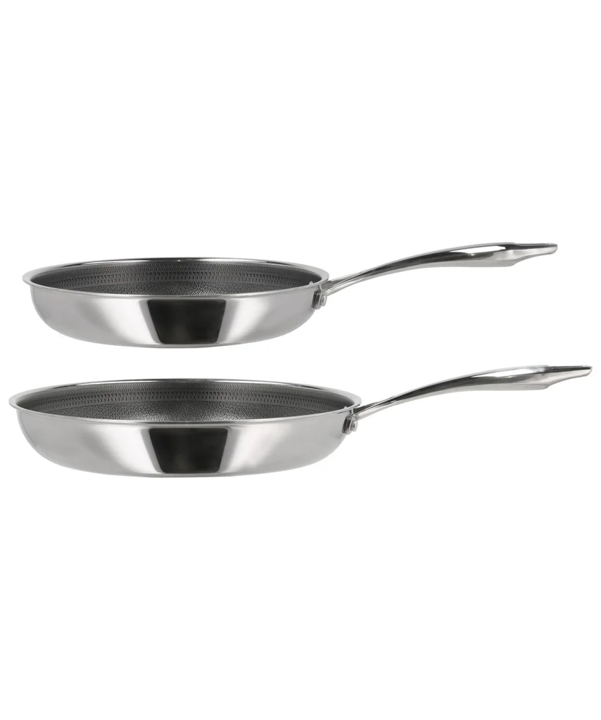 Hovedproduktbilde for Stål Pillivuyt Gourmet Paillon Hybrid 24+28 cm Rustfritt Stål Stekepannesett