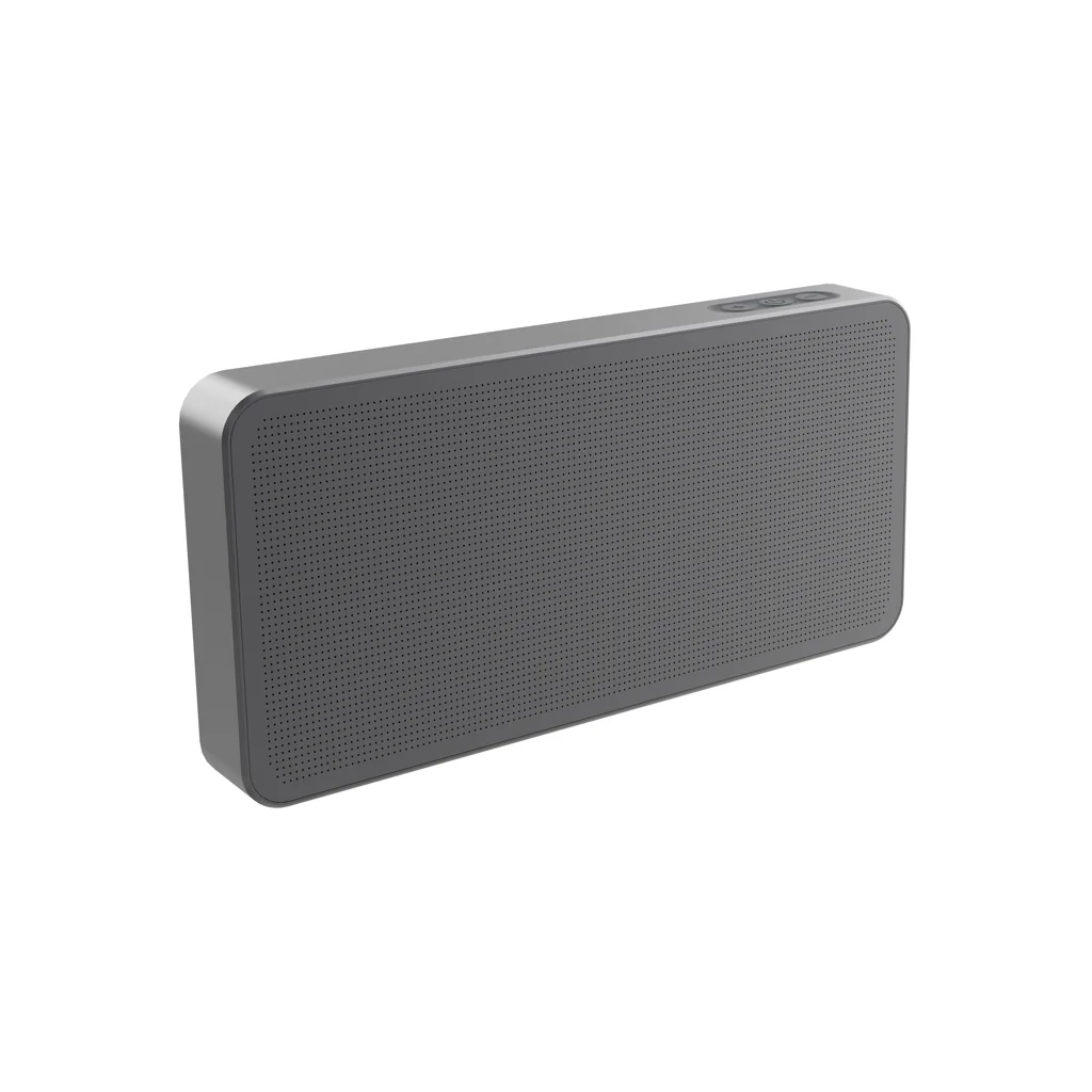 Hovedproduktbilde for Grå XD Xclusive Aeris 10W RCS Resirkulert Aluminium IPX5 Ultratynn med Avtakbart Batteri Høyttaler
