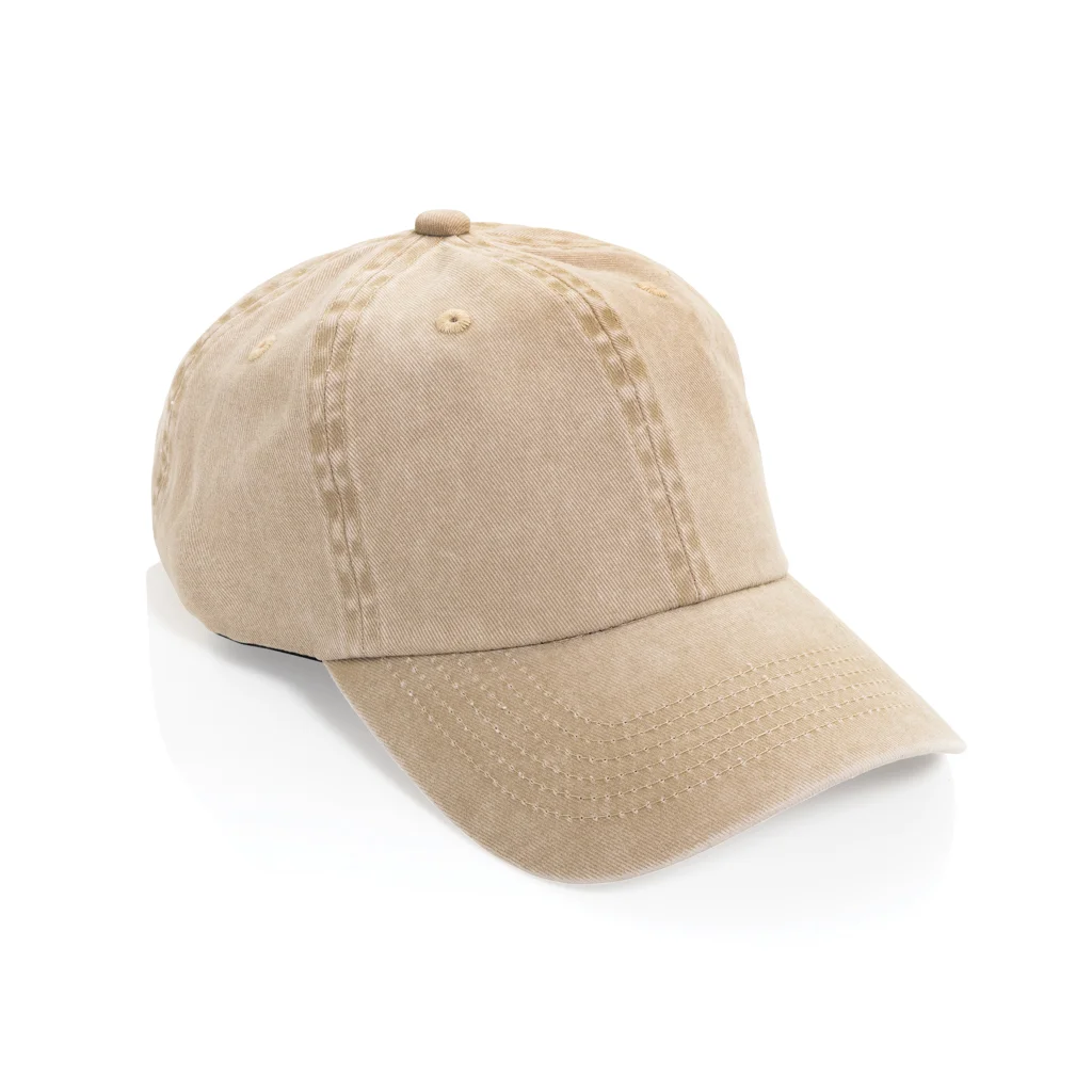 Hovedproduktbilde for Beige XD Xclusive Beau AWARE Vasket Resirkulert Bomull 6-panels Caps