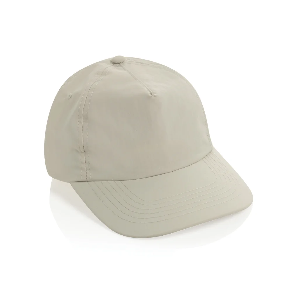 Hovedproduktbilde for Beige XD Xclusive Kento Urban RCS Resirkulert Nylon 5-panels Caps