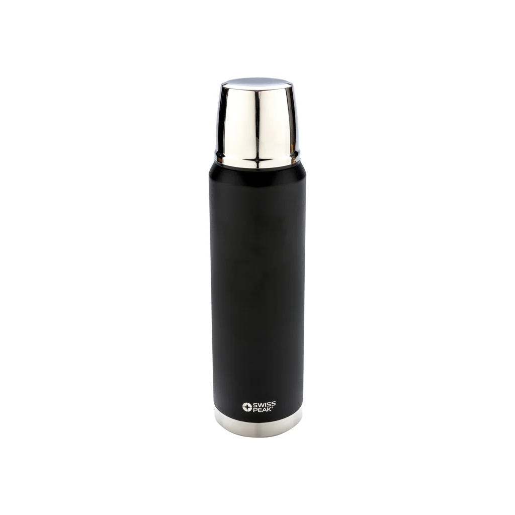Hovedproduktbilde for Svart Swiss Peak Elite 1L Kobber Termos