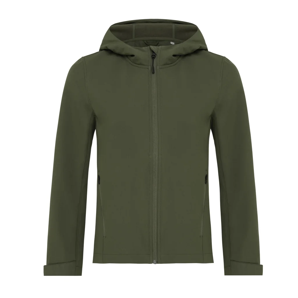 Hovedproduktbilde for Khaki iqoniq Makalu Resirkulert Polyester Softshelljakke Dame