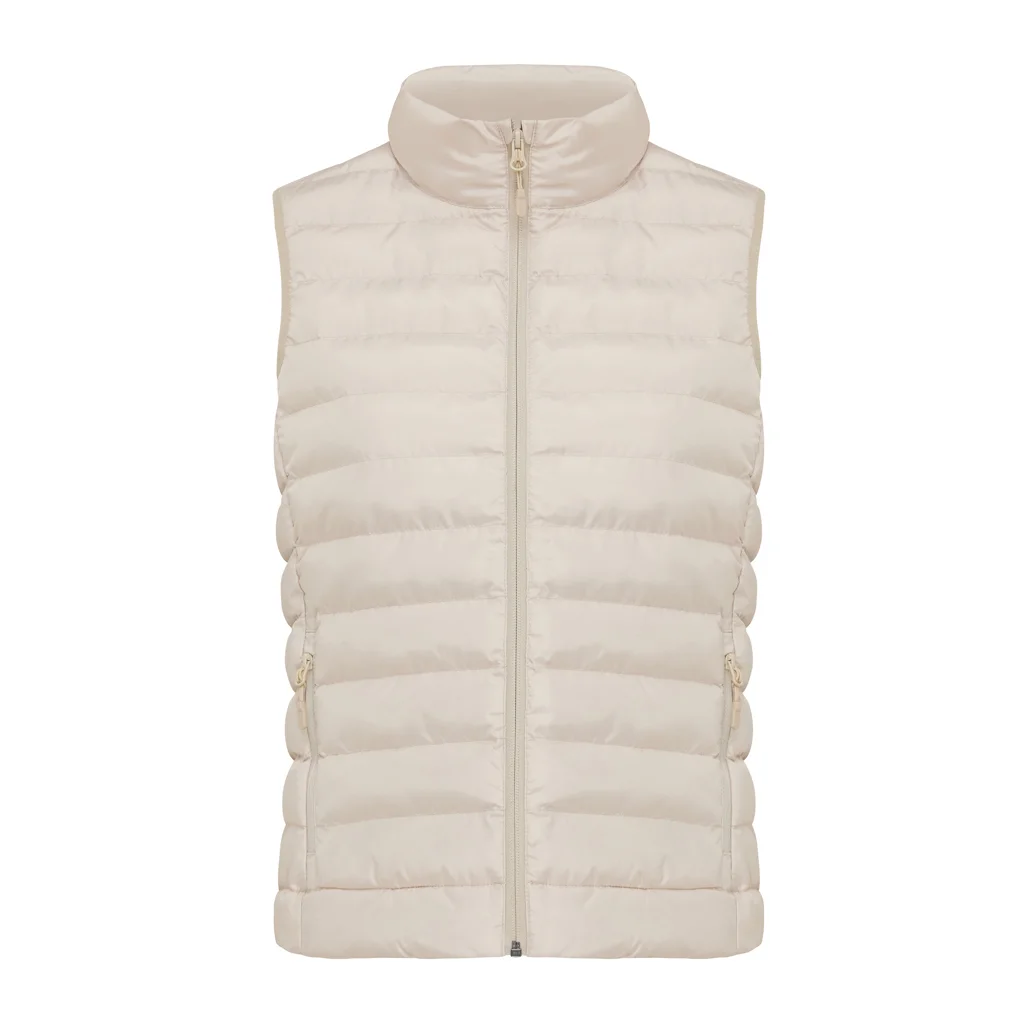 Hovedproduktbilde for Beige iqoniq Meru Resirkulert Polyester Vattert Vest Dame