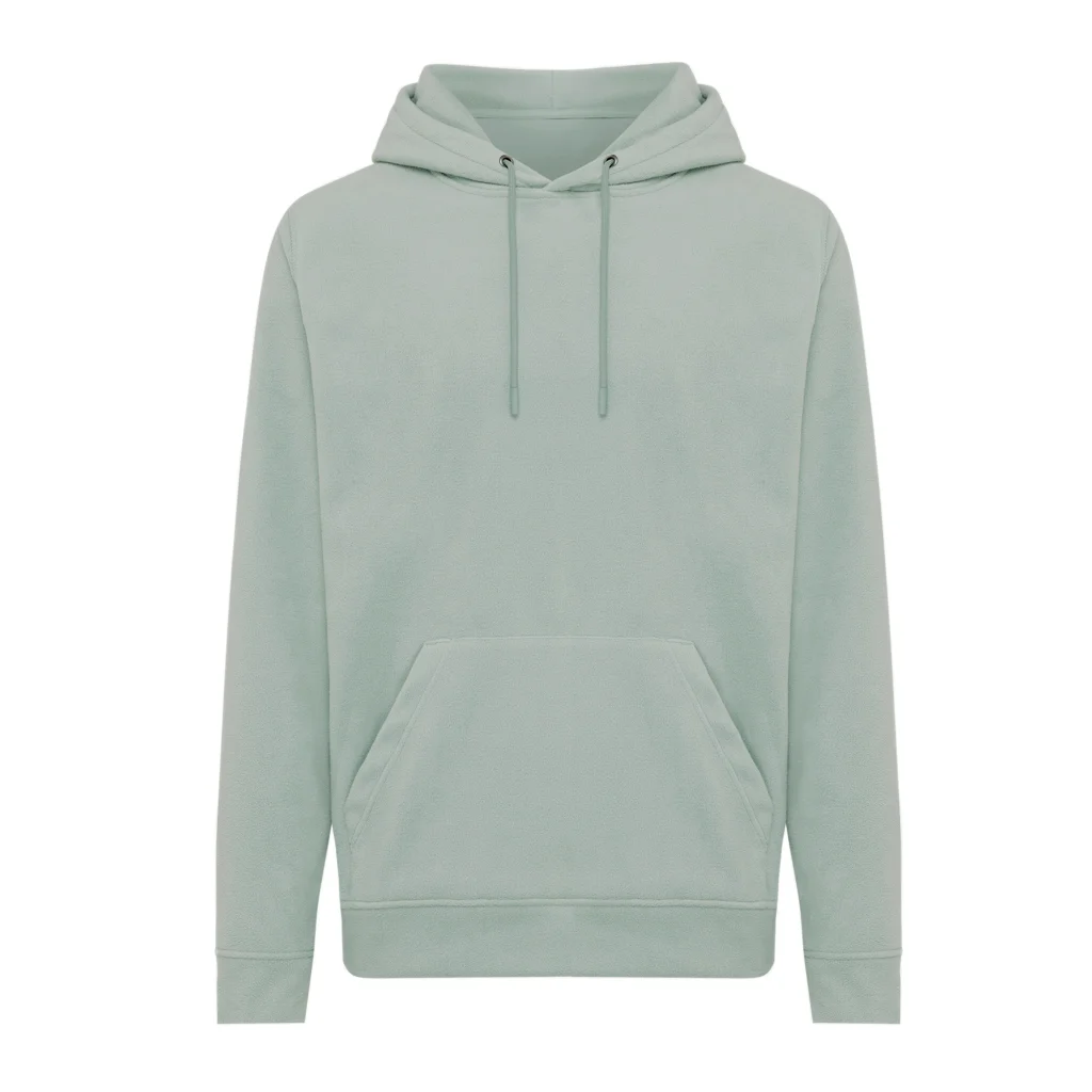 Hovedproduktbilde for Iceberg green iqoniq Trivor Resirkulert Polyester Fleece Hettegenser