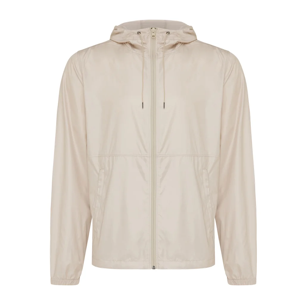 Hovedproduktbilde for Beige iqoniq Logan Resirkulert Polyester Lettvektsjakke
