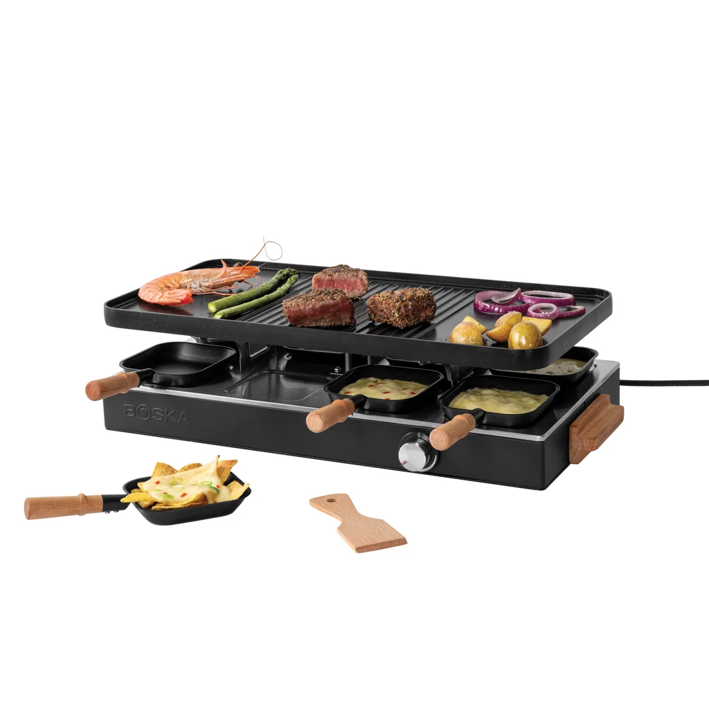 Hovedproduktbilde for Svart Boska Gourmet Party Raclette 8 Personer