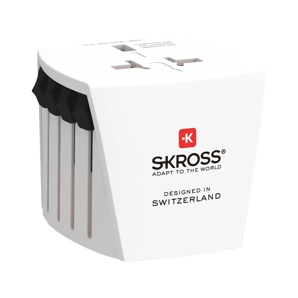 Hovedproduktbilde for Hvit Skross World Travel Adapter MUV Micro