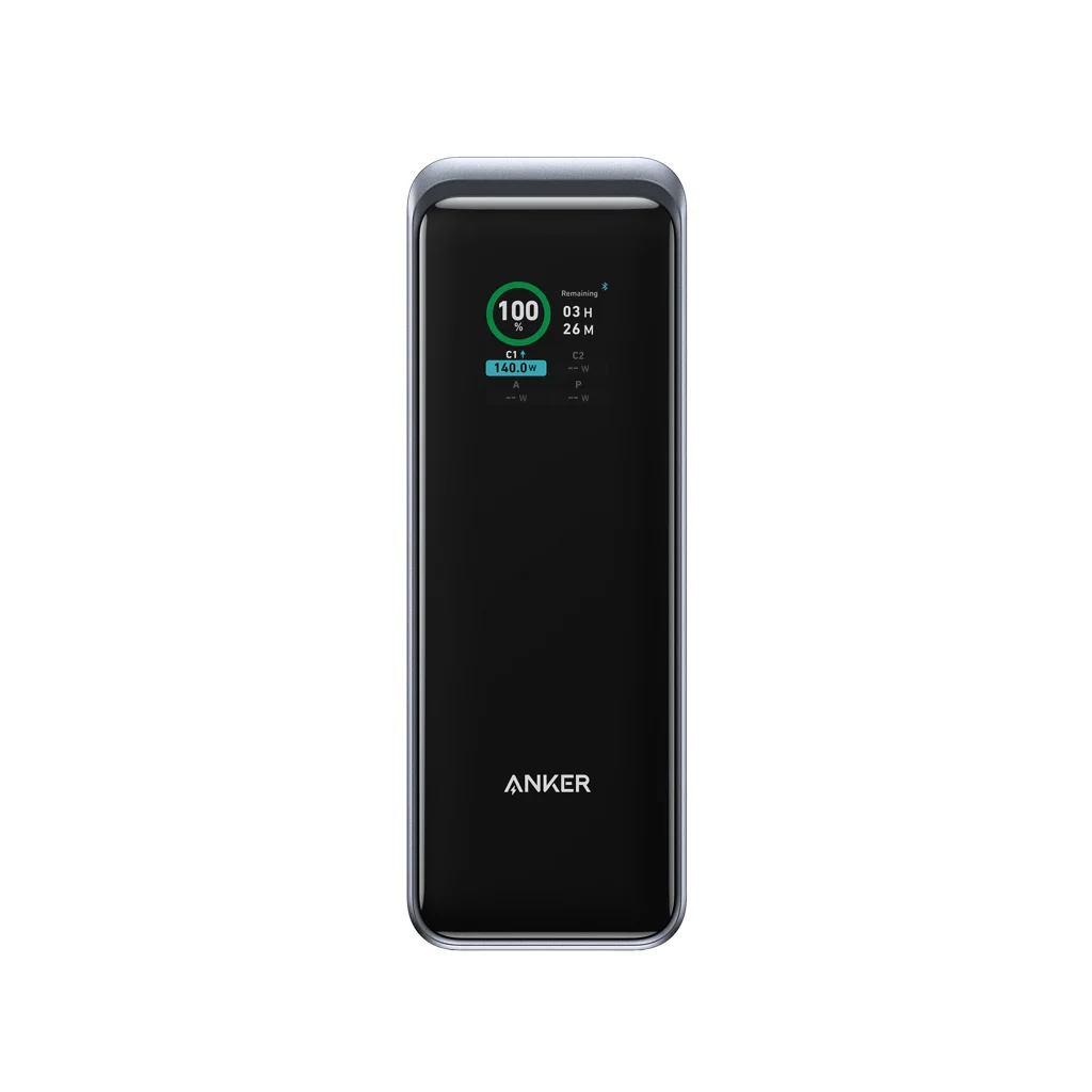 Hovedproduktbilde for Grå Anker Prime 27.650 mAh 250W Powerbank med Skjerm