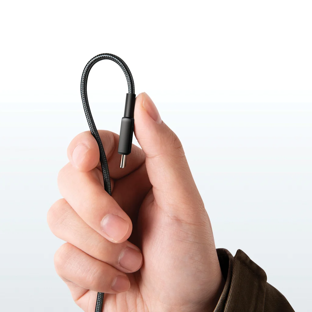 Hovedproduktbilde for Grå Anker Flettet Nylon USB-C til USB-C 60W Ladekabel