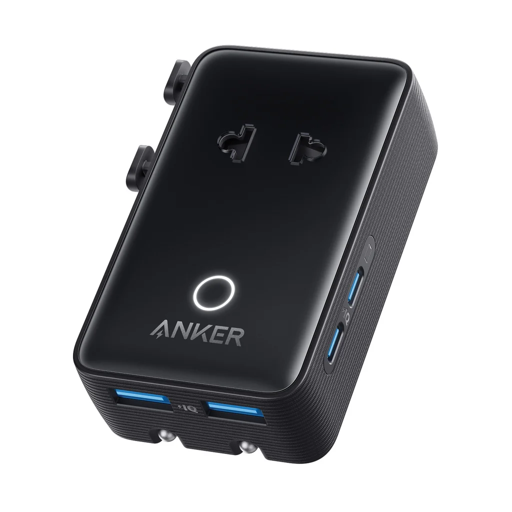 Hovedproduktbilde for Svart Anker Nano 5-i-1 Reiseadapter