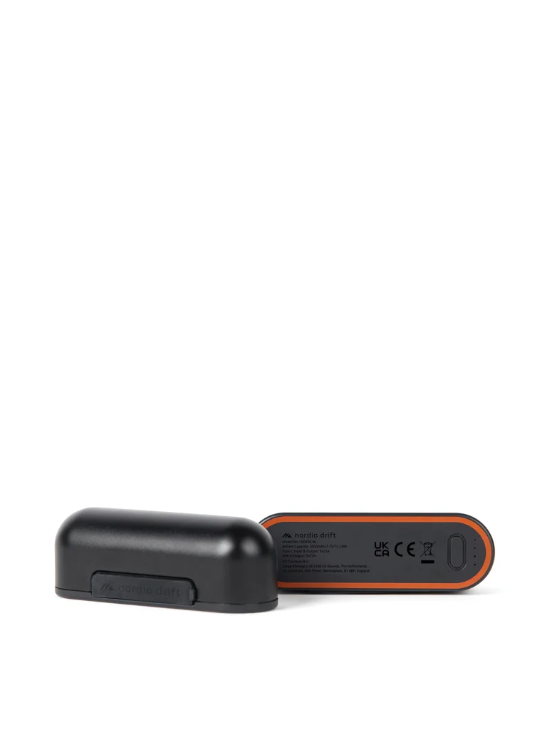 Hovedproduktbilde for Svart Nordic Drift Everest Dual 6.000 mAh Powerbank med Håndvarmer