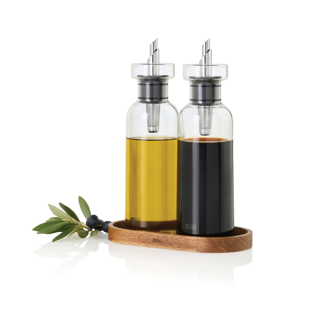 Hovedproduktbilde for Gjennomsiktig Menage AromaPour 300 ml Glass Olje- og Eddiksett
