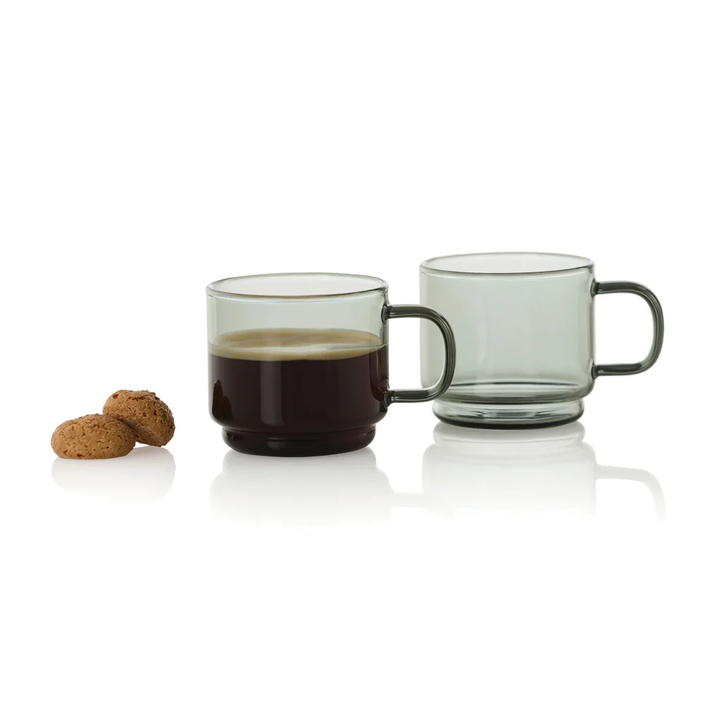 Hovedproduktbilde for Gjennomsiktig Impact 70 ml Glass 2 stk Espressokoppsett