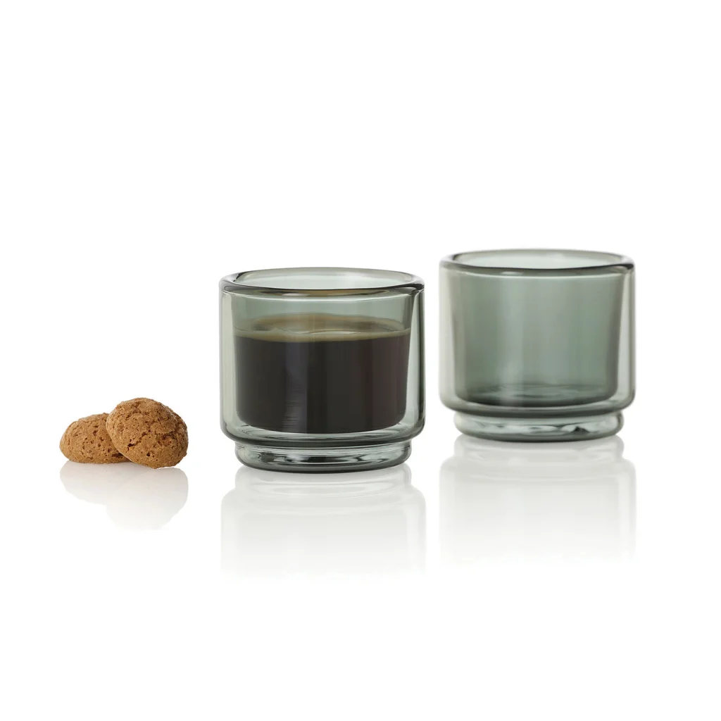 Hovedproduktbilde for Gjennomsiktig Impact 45 ml Glass 2 stk Espressokoppsett