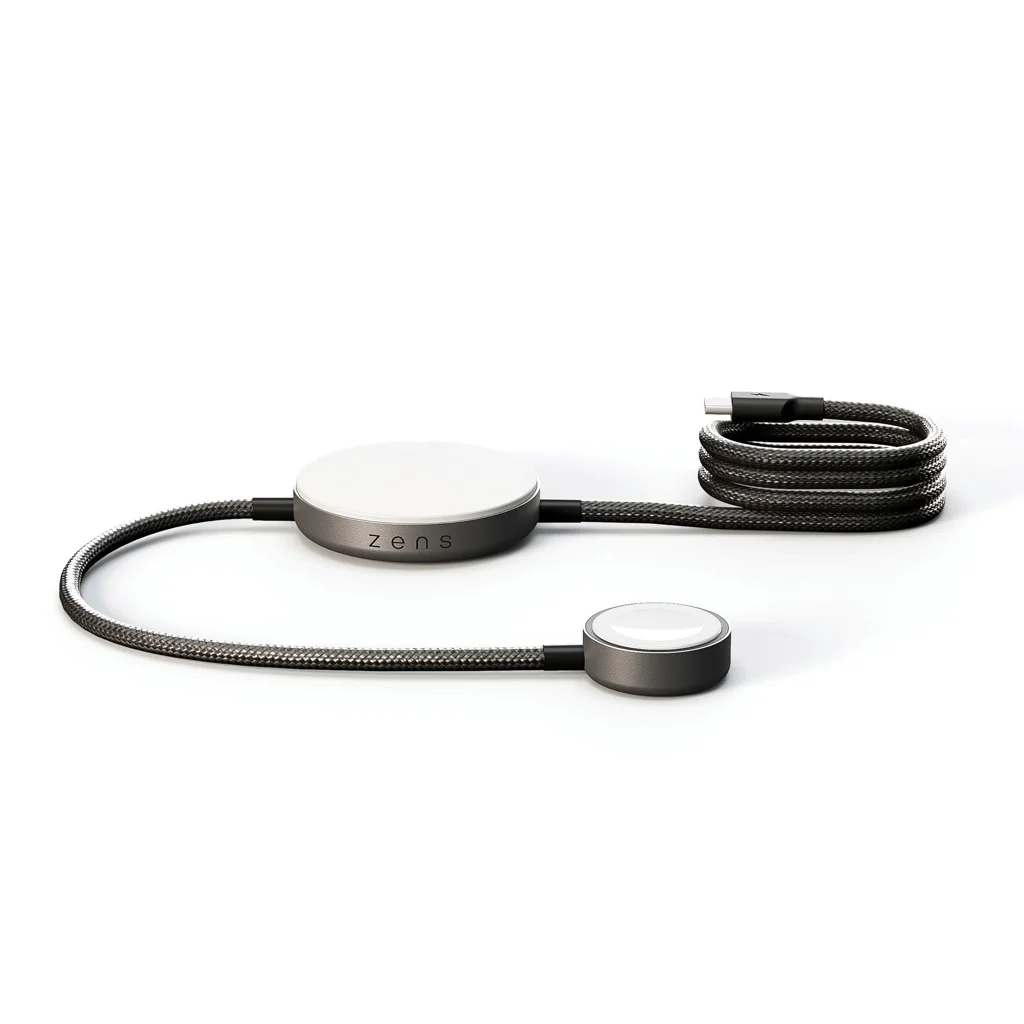 Hovedproduktbilde for Svart PRO 2 Magnetisk Ladekabel med Apple Watch-lader