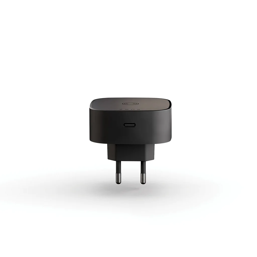 Hovedproduktbilde for Svart 15W Magnetisk Trådløs Ladeadapter og  Ladeplate