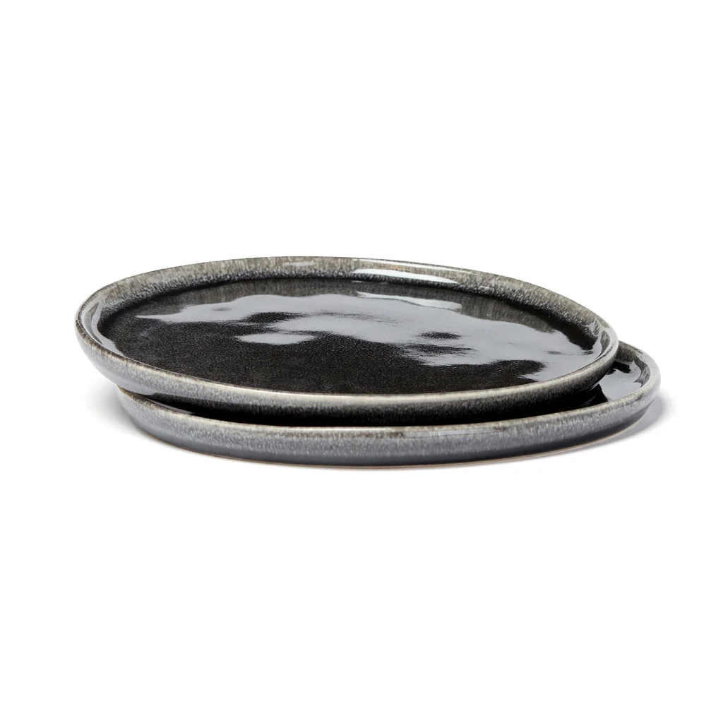 Hovedproduktbilde for Svart Vinga Nomimono 26,5 cm 2-pk Tallerkener