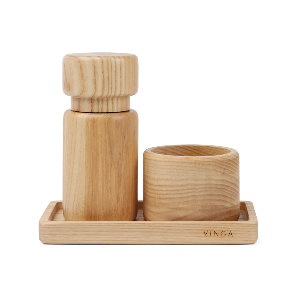 Hovedproduktbilde for Brun Vinga Retro FSC® Ask Salt & Peppersett
