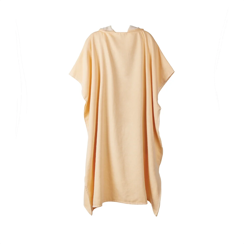 Hovedproduktbilde for Gul Vinga Tolo Hamam 360 g/m2 Strandponcho i Frotté Håndkle