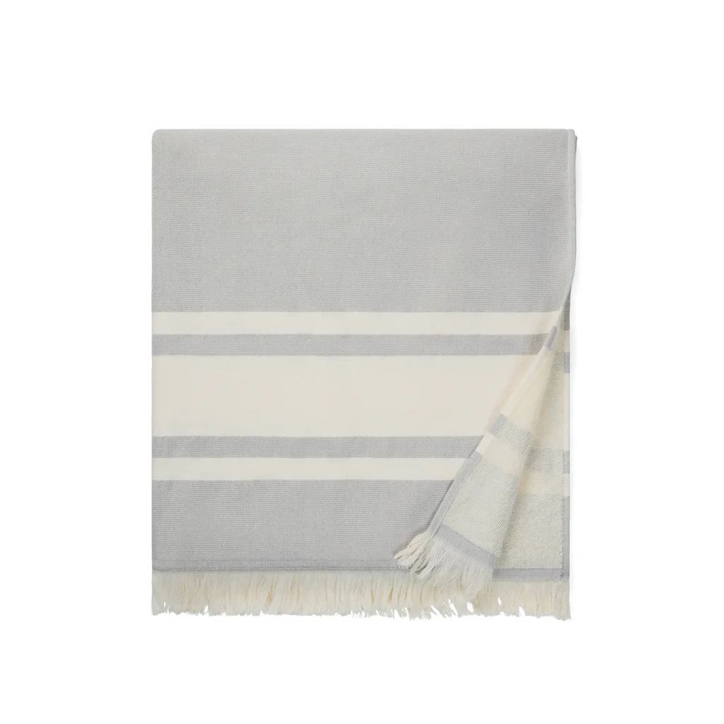 Hovedproduktbilde for Grå Vinga Tolo Hamam 580 g/m2 80x180 cm Frottéhåndkle Håndkle
