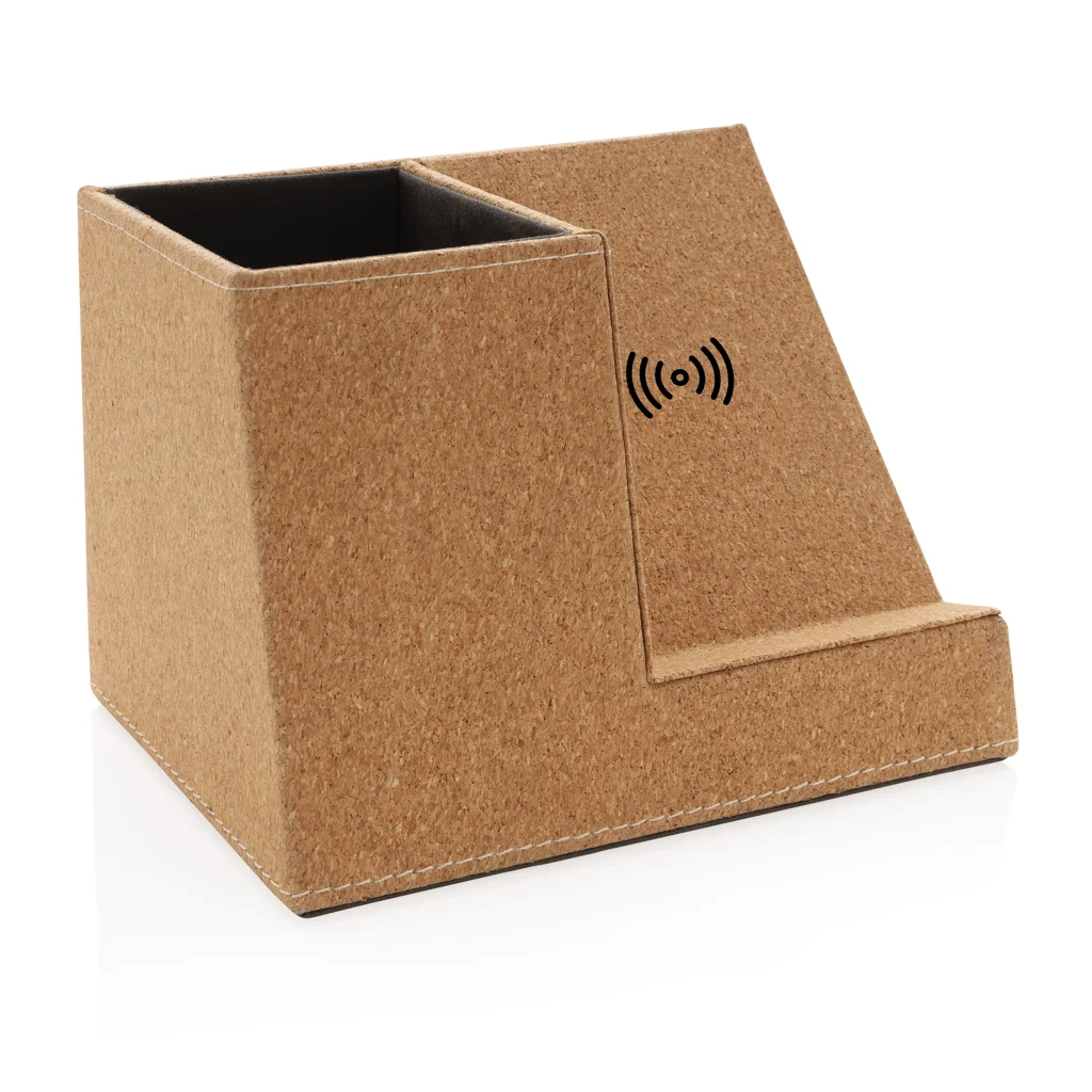 Hovedproduktbilde for Khaki XD Collection Kork Pennholder med 5W Ladeplate